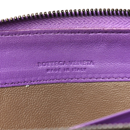 Bottega Veneta Nappa Intrecciato Wristlet Zip Wallet Byzantine 6 of 21