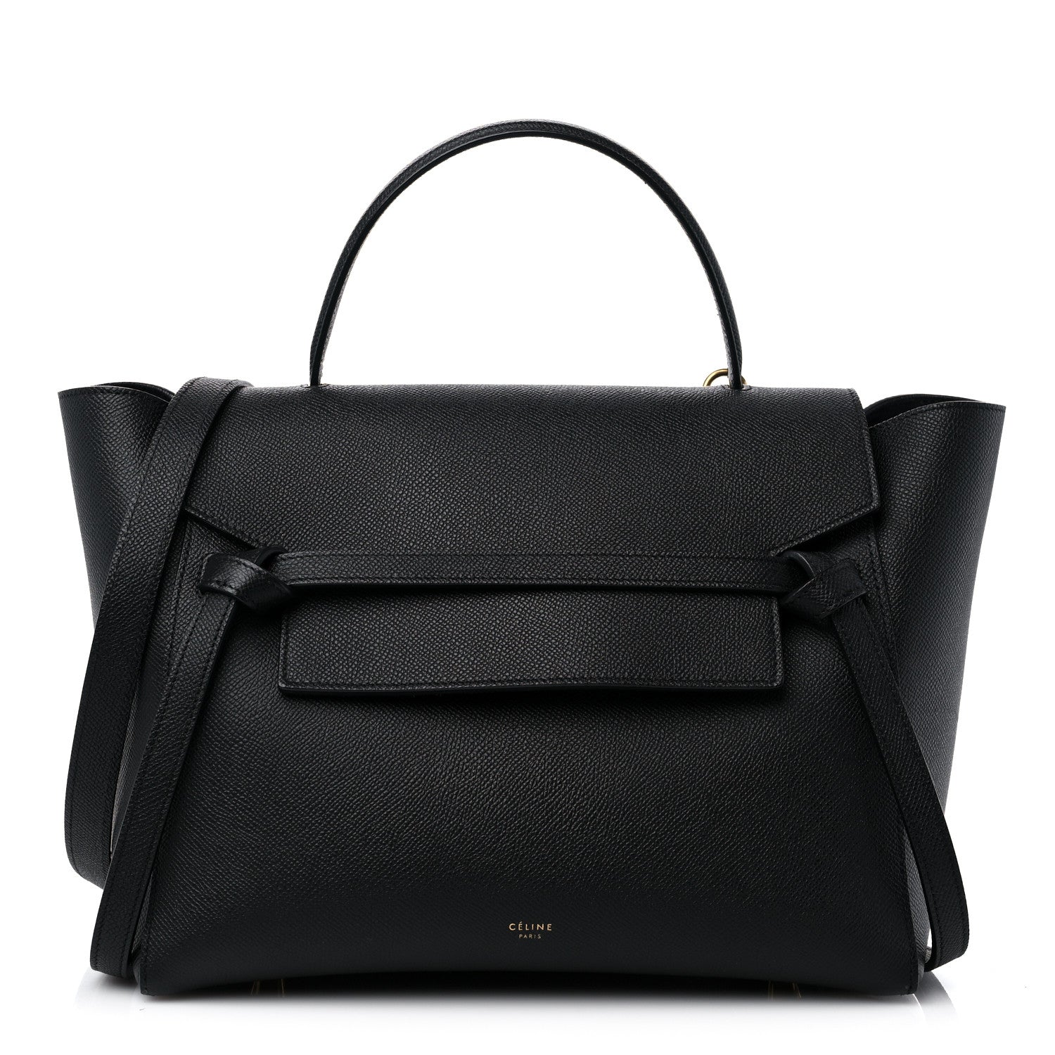 Celine Grained Calfskin Mini Belt Bag Black 1 of 9