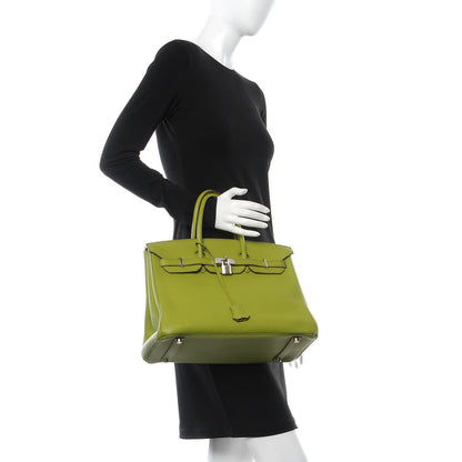 Hermes Togo Birkin 35 Vert Anis 2 of 41