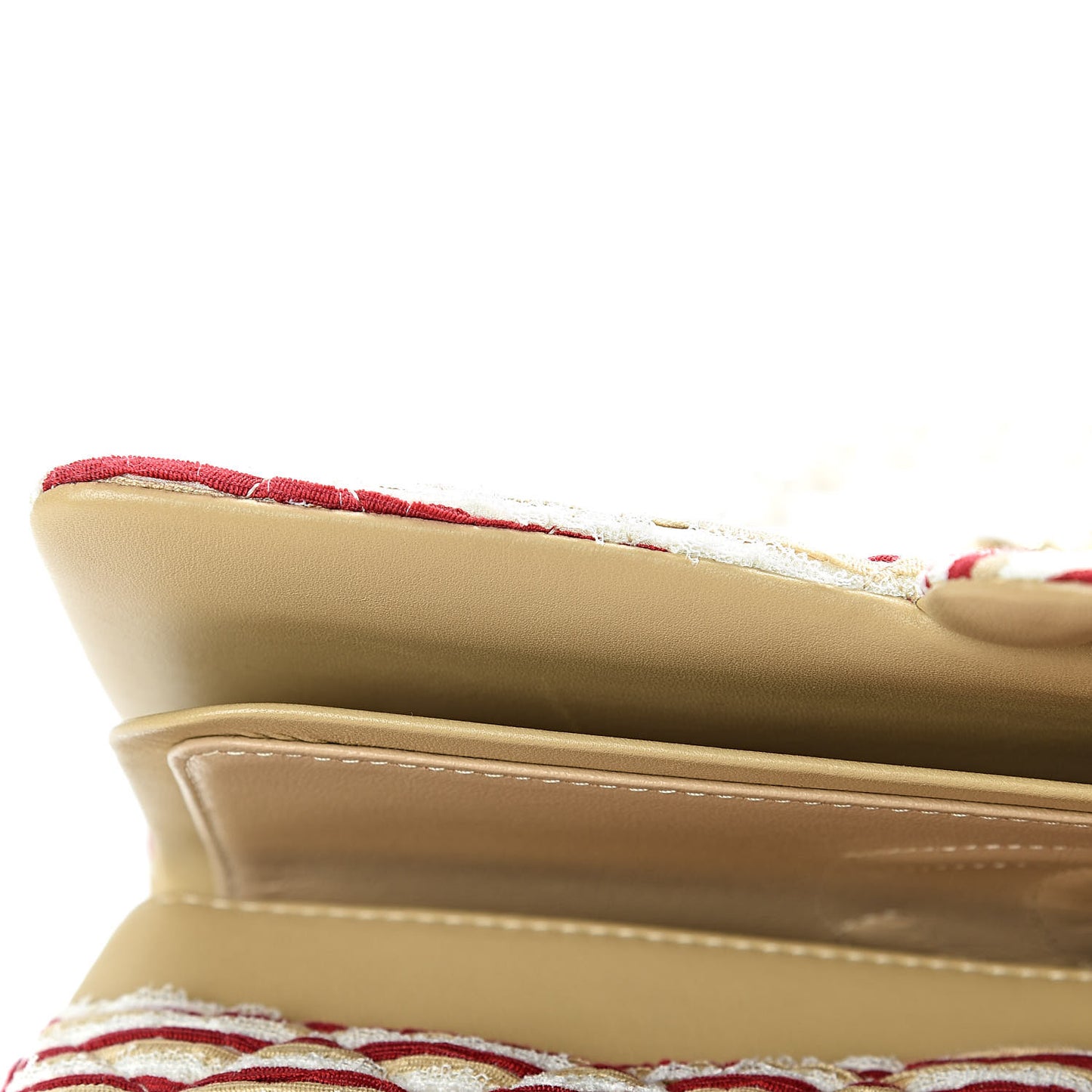 Jersey Quilted Medium Coco Sailor Flap Red White