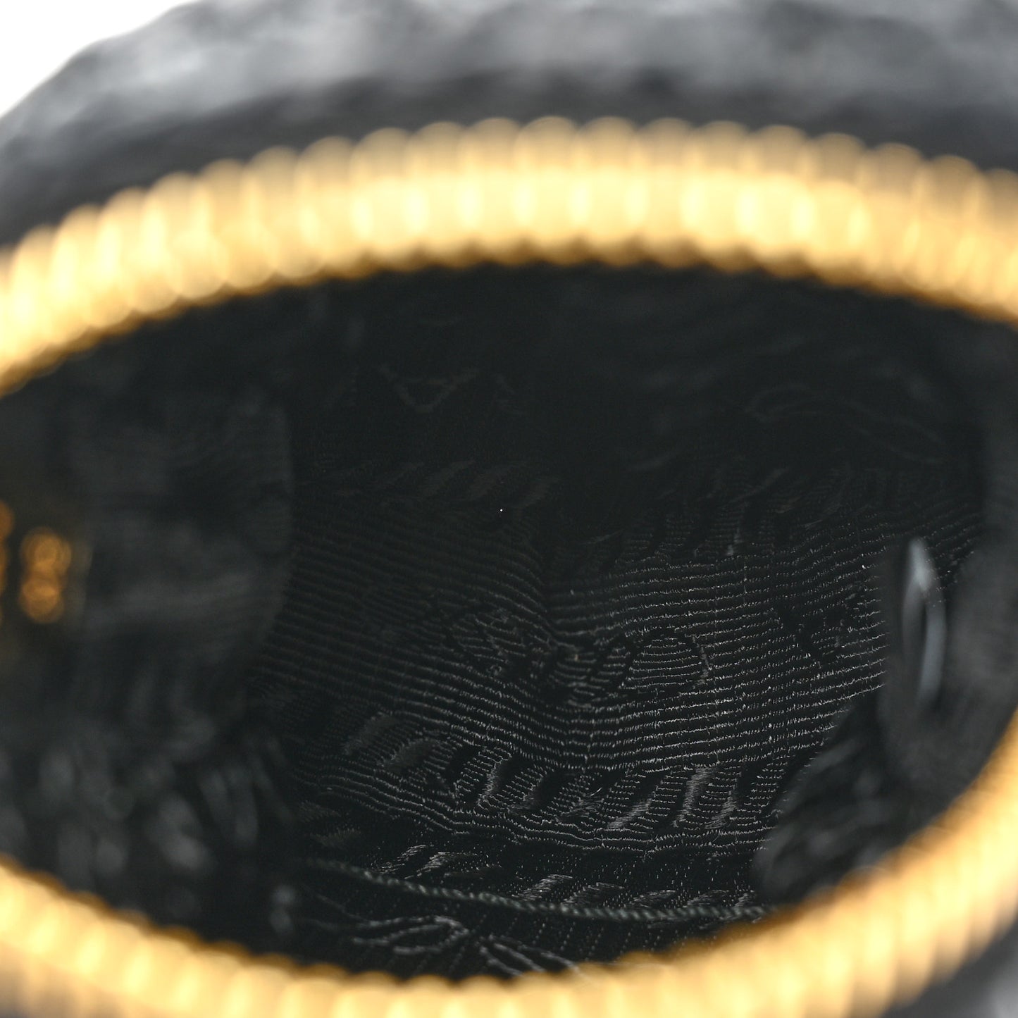 Yarn Raffia Effect Crochet Re-Edition 2005 Shoulder Bag Black