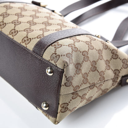 Gucci Monogram Small Abbey Tote Dark Brown 10 of 20