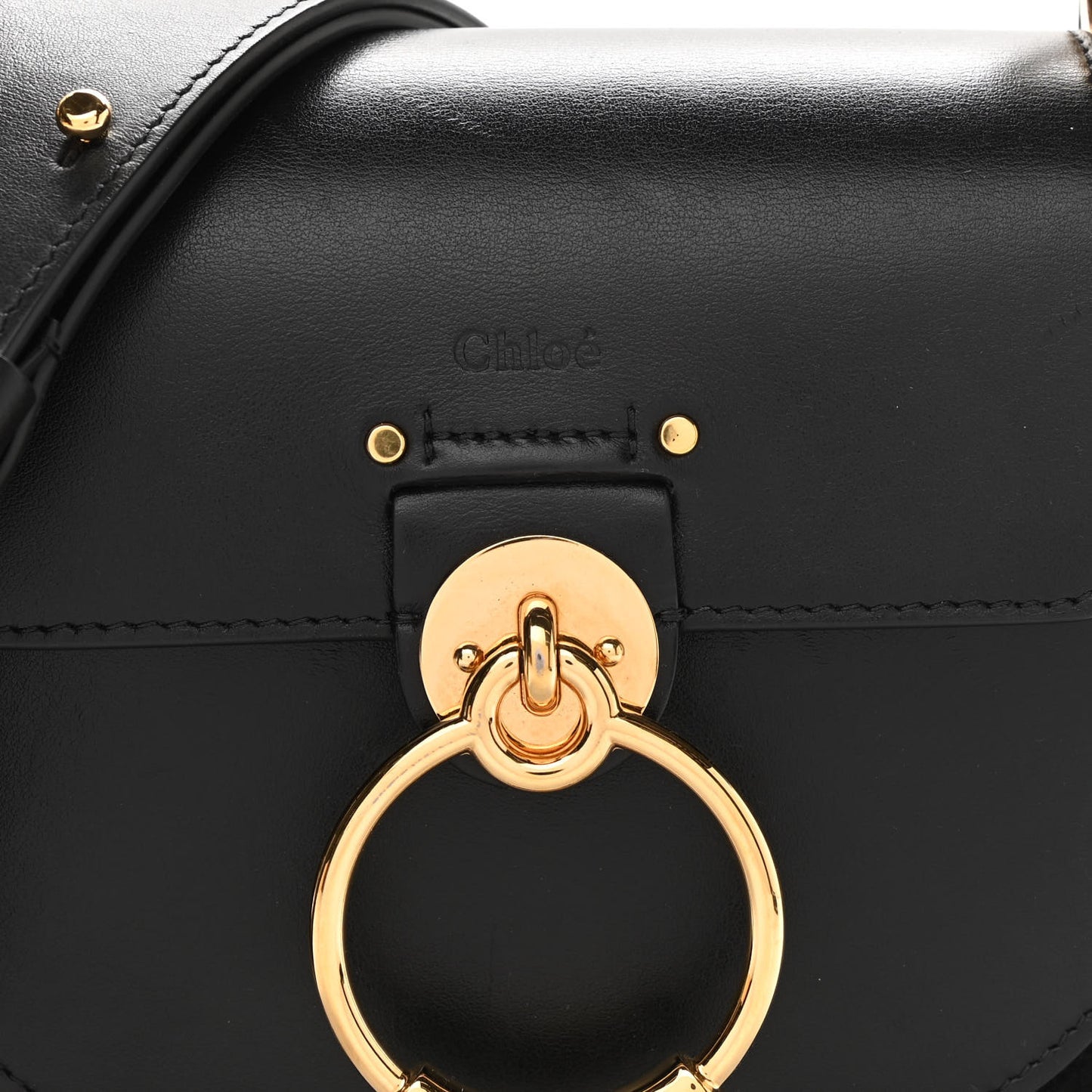 Calfskin Small Tess Bag Black