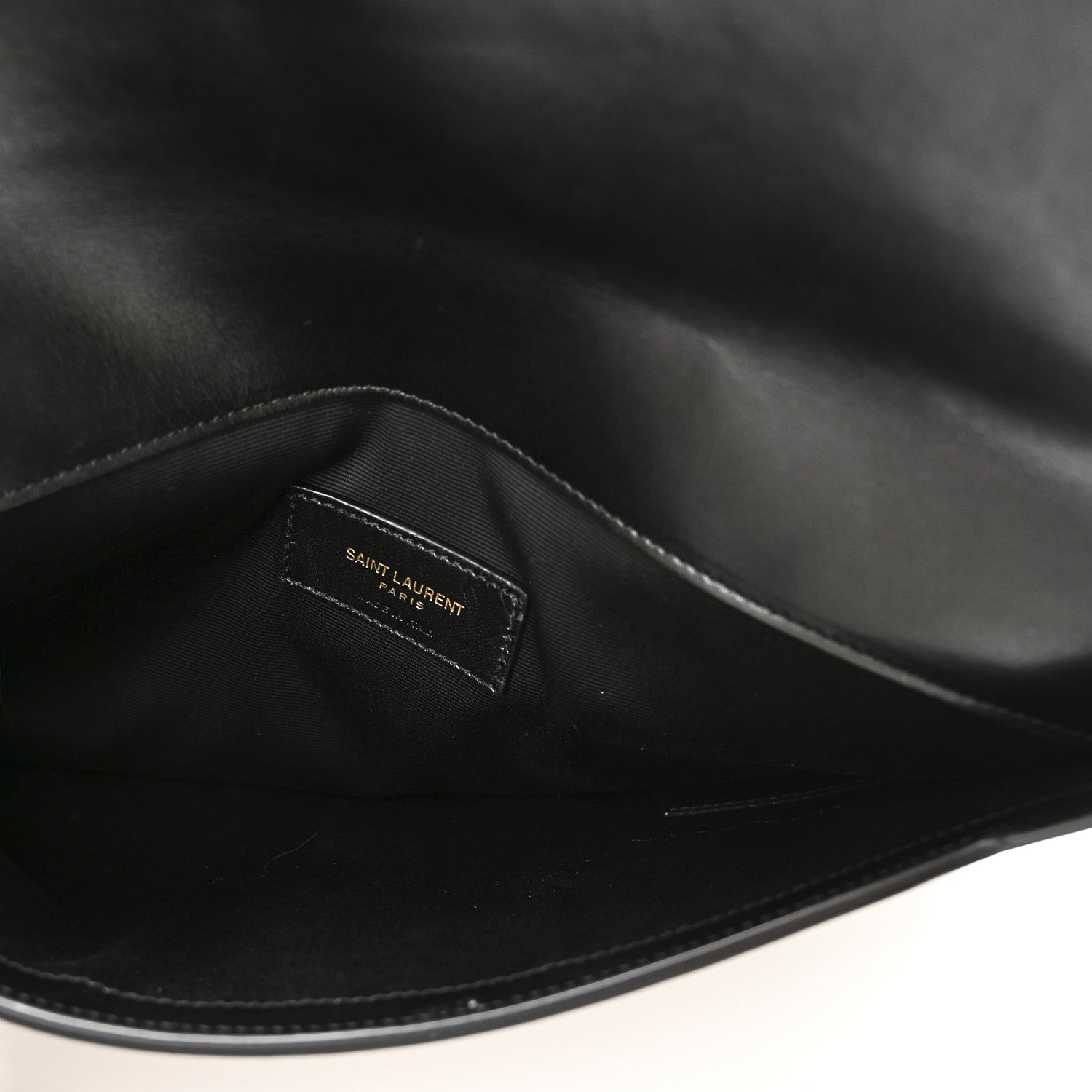 Saint Laurent Canvas Uptown Pouch Black White 5 of 8