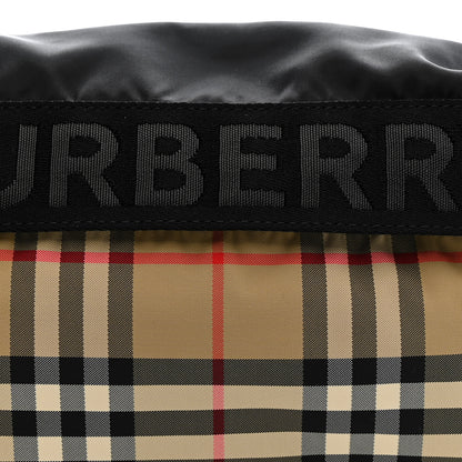 Burberry Nylon Vintage Check Sonny Bum Bag Archive Beige Black 8 of 10
