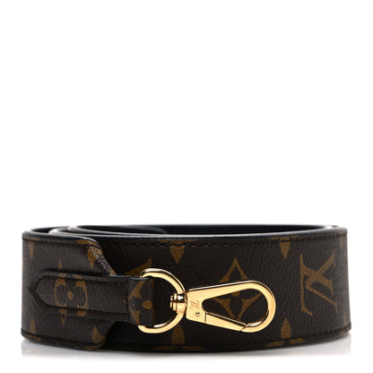 Louis Vuitton Monogram Bandouliere Shoulder Strap Black 1 of 6