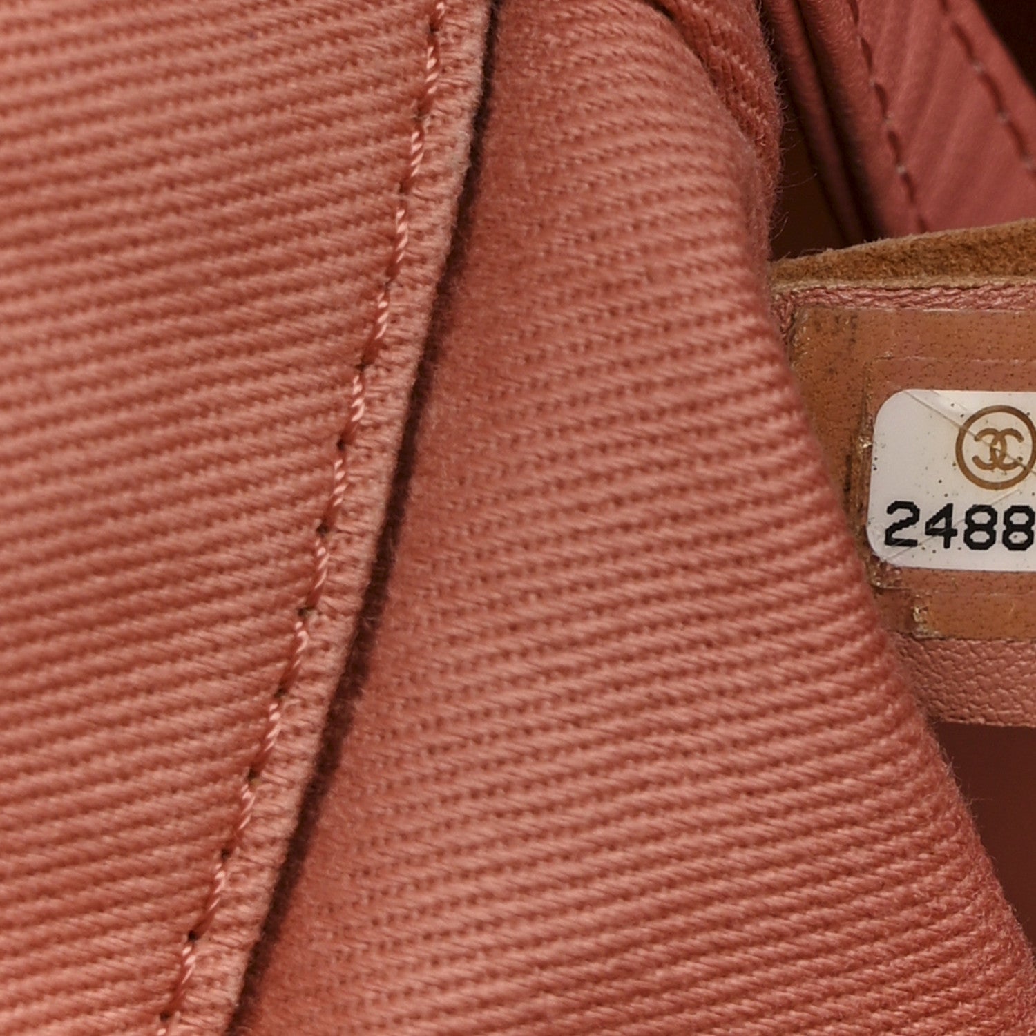 Chanel Straw Lurex Large Deauville Tote Pink 7 of 15
