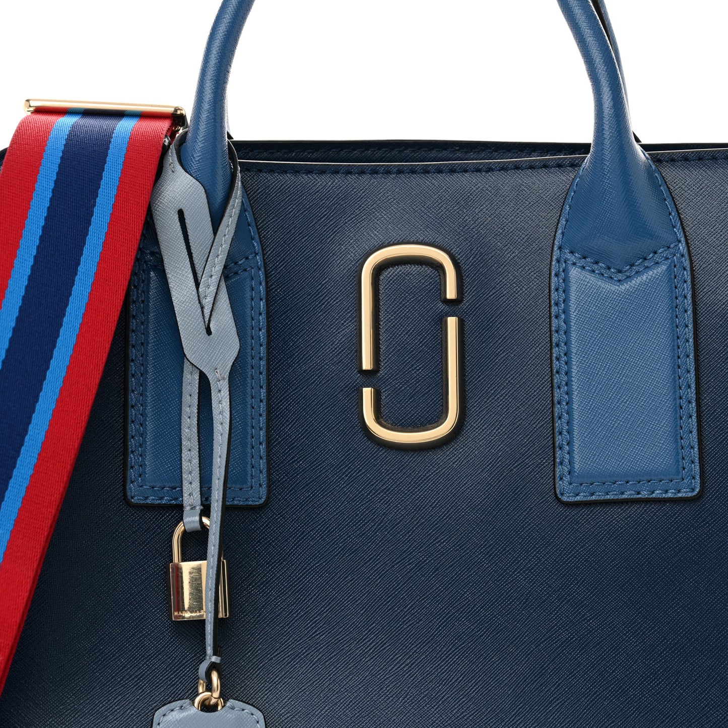 Saffiano Big Shot Tote  Navy