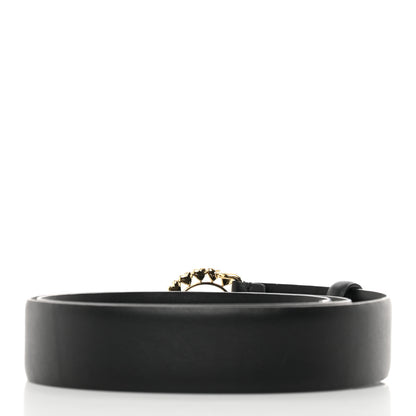 Chanel Calfskin CC Hearts Belt 85 34 Black 2 of 11