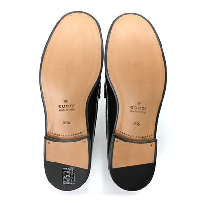 Gucci Millennial Ribot Mens Horsebit Loafers 9.5 Black 6 of 10