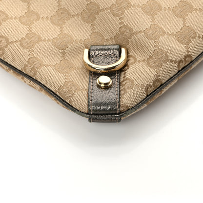 Gucci Monogram Abbey Messenger Bag Pewter 10 of 12