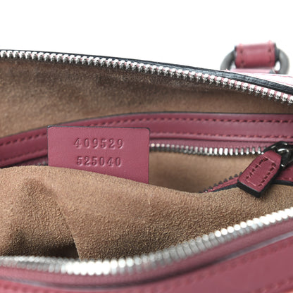 Gucci GG Supreme Monogram Blooms Small Boston Beige Multicolor Dry Rose 7 of 16