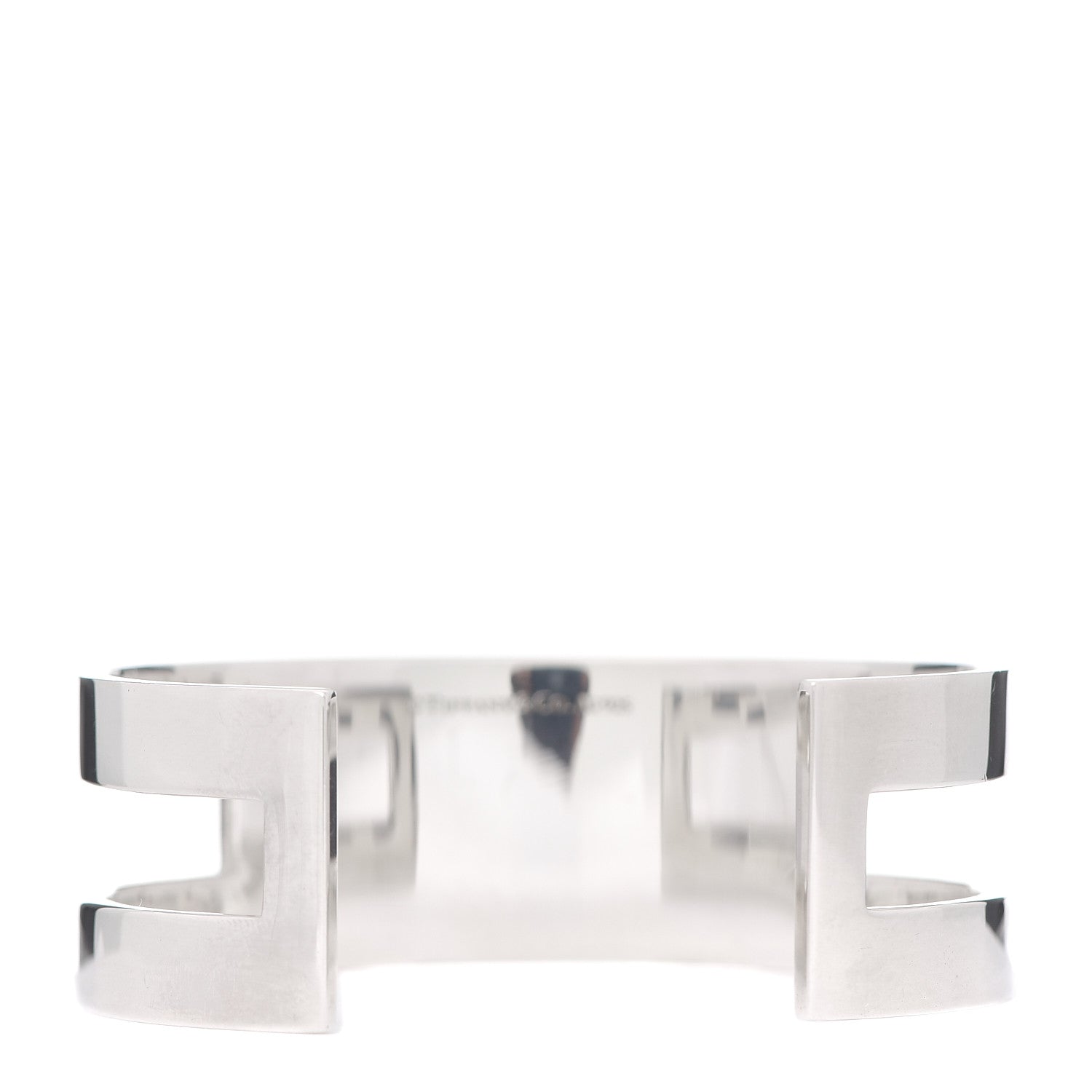 Tiffany Sterling Silver Out Of Retirement ID Cuff Bracelet 1 of 5
