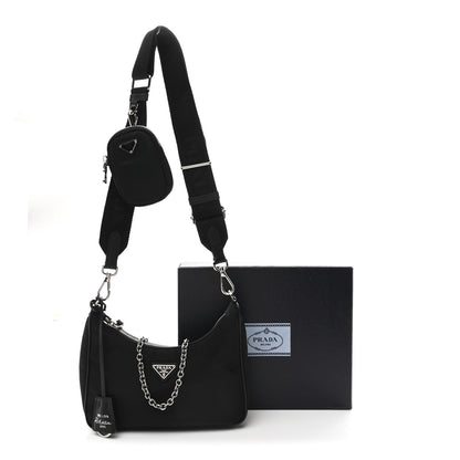 Prada Nylon Re-Edition 2005 Shoulder Bag Black 12 of 12