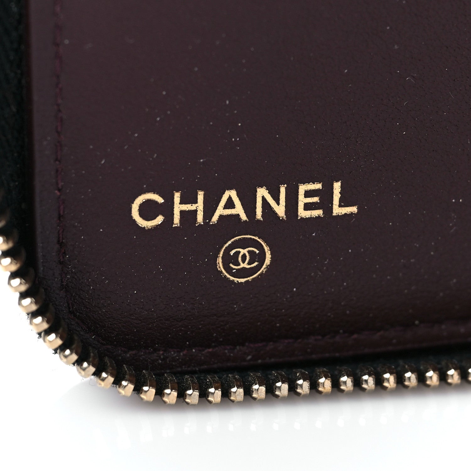Chanel Caviar Quilted Zip Around Notebook Agenda Cover Black 6 of 7