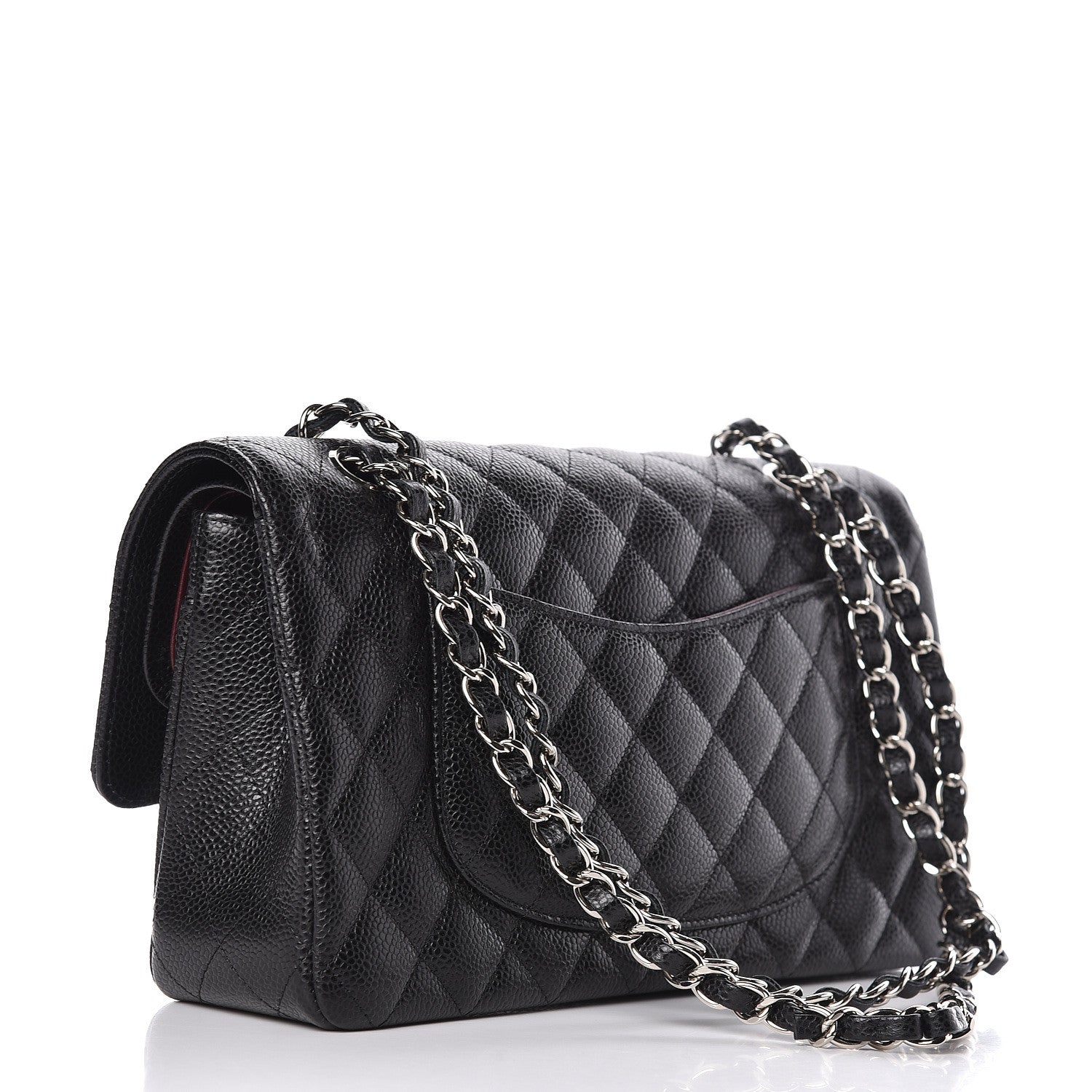 Chanel Caviar Quilted Medium Double Flap Black 3 of 10