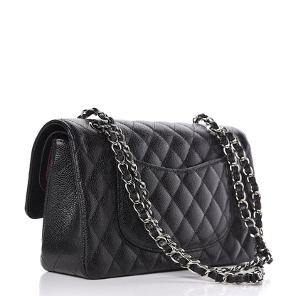 Chanel Caviar Quilted Medium Double Flap Black 3 of 10