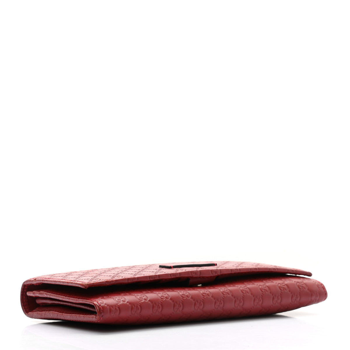 Soft Microguccissima Continental Wallet Red