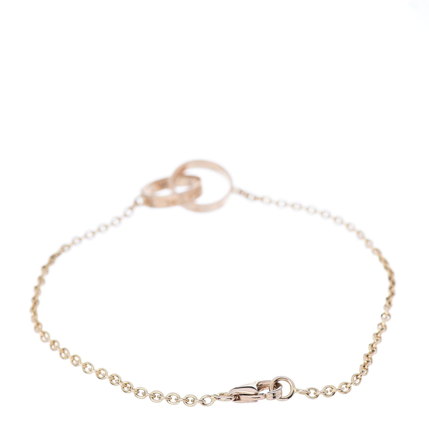 18K Pink Gold Interlocking LOVE Bracelet