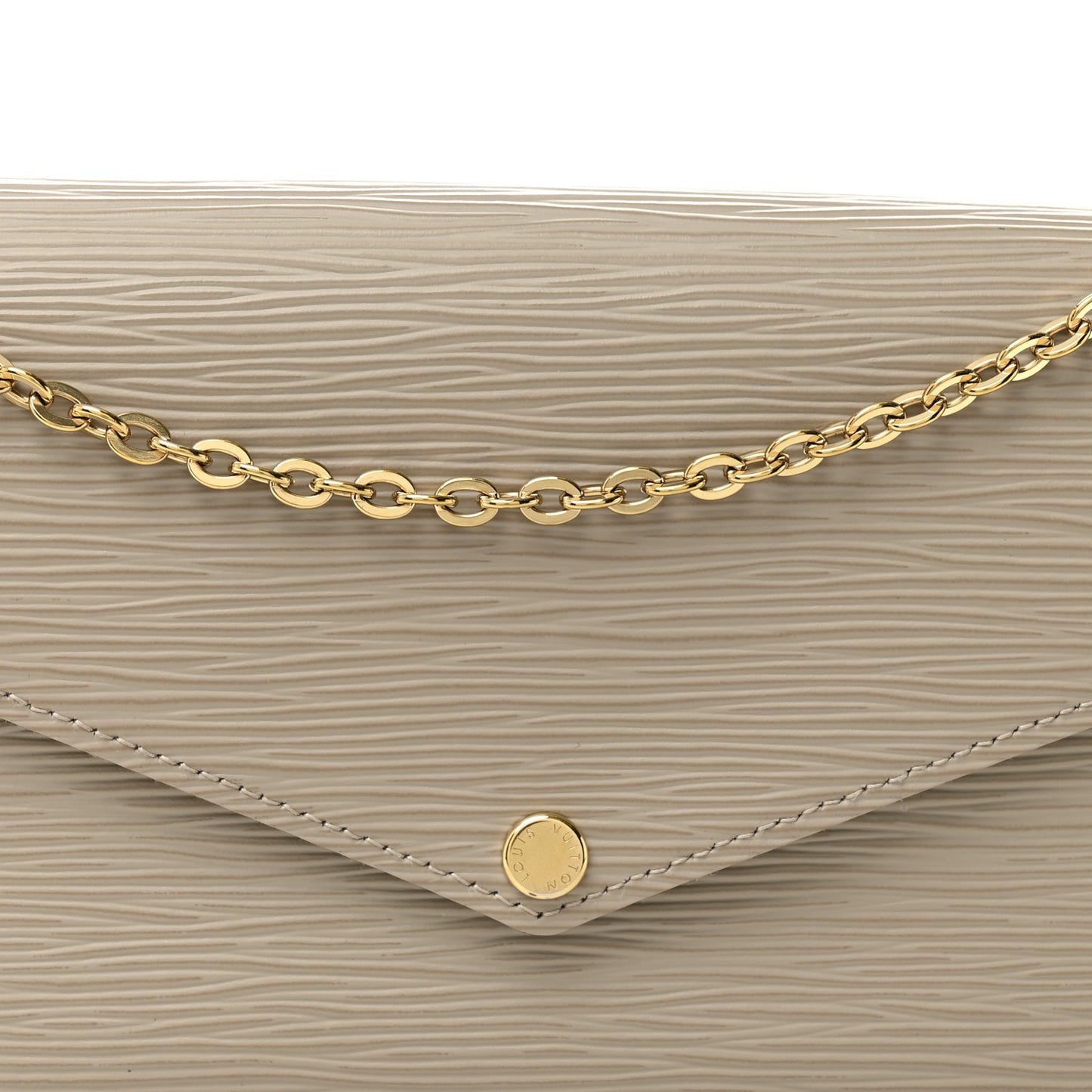 Epi Felicie Pochette Chain Wallet Galet