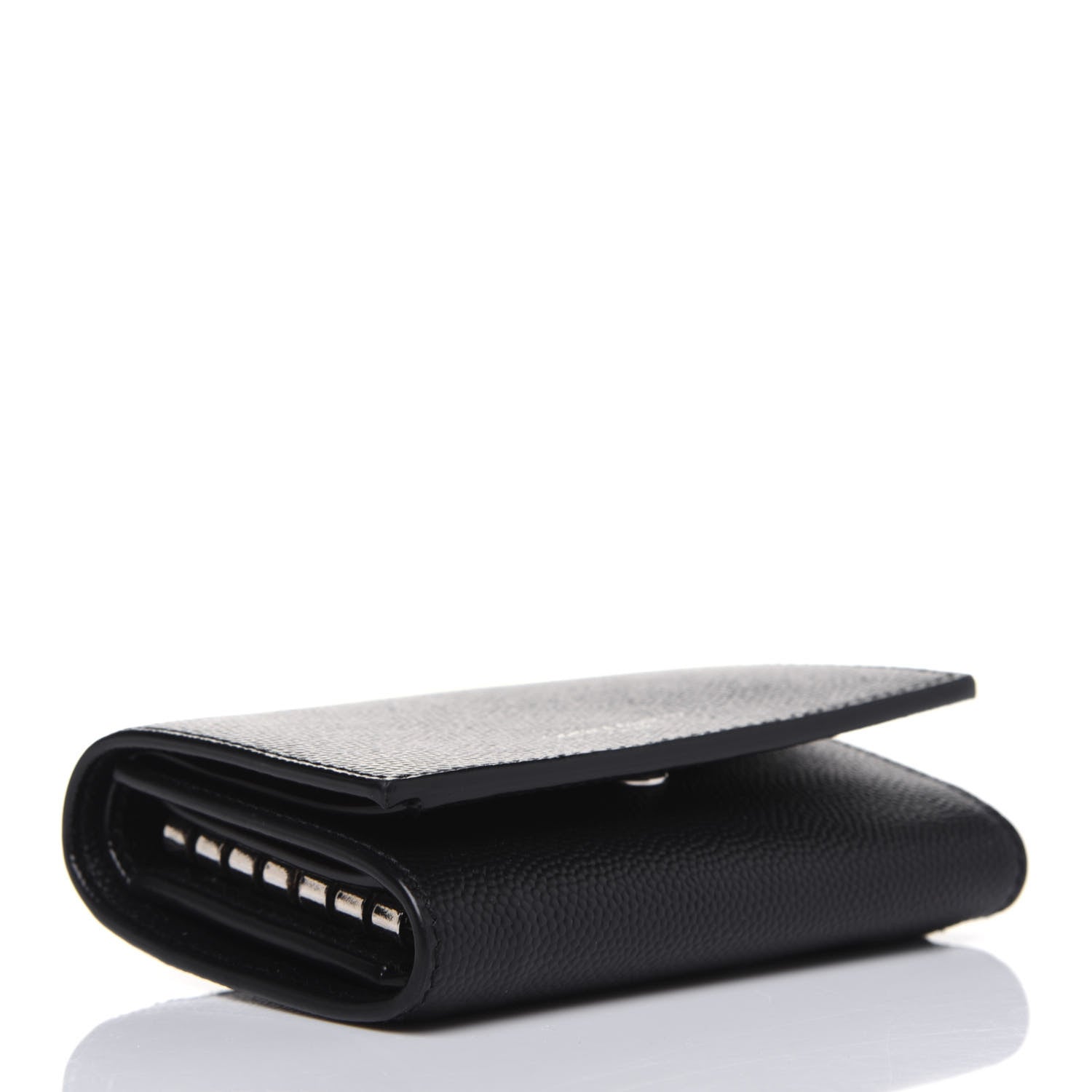 Saint Laurent Grain De Poudre Key Holder Wallet Black 4 of 11