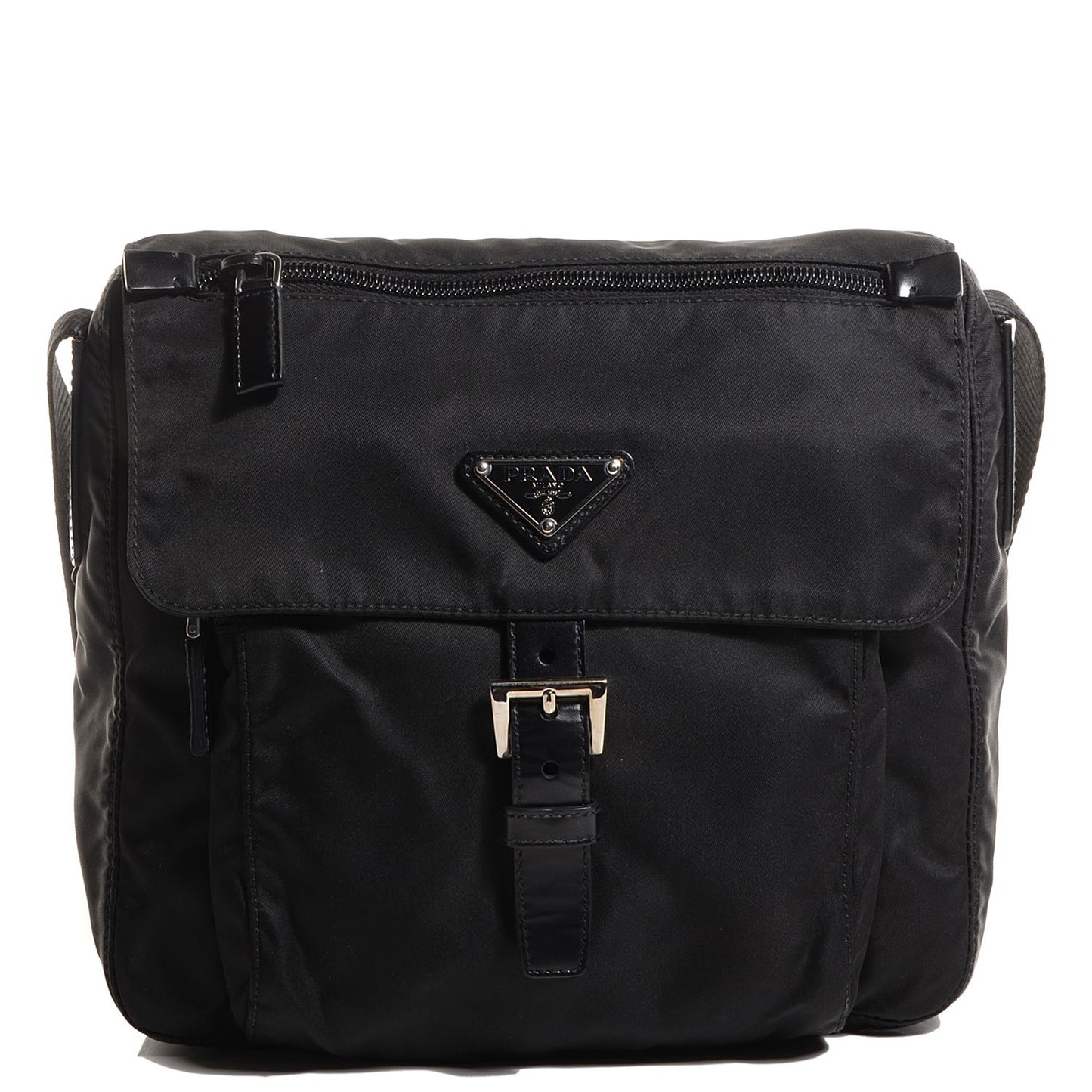 Nylon Vela Messenger Black