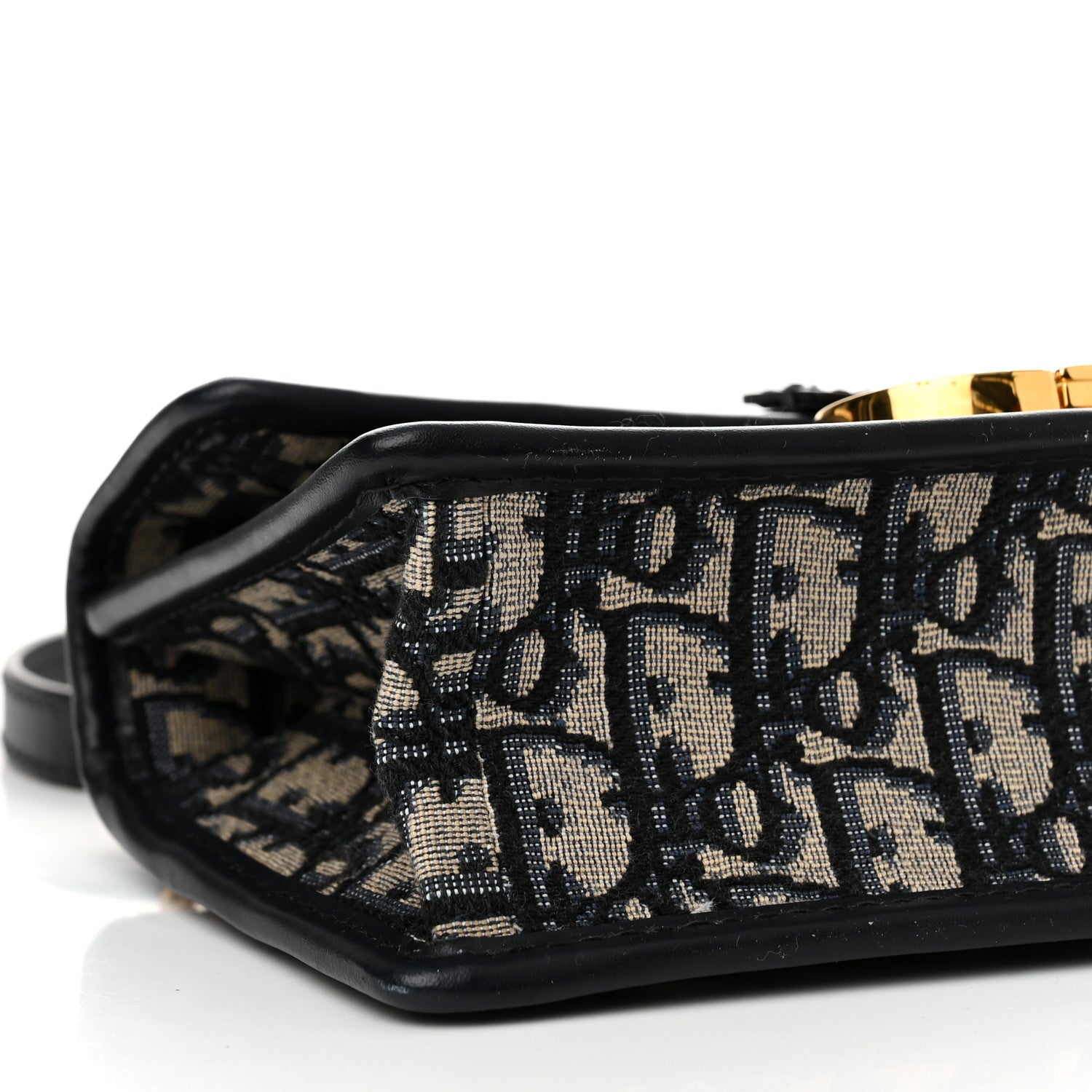 Christian Dior Oblique 30 Montaigne East West Chain Flap Bag Blue 8 of 10