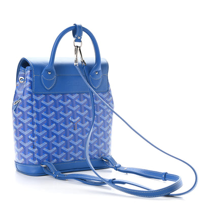 Goyard Goyardine Calfskin Mini Alpin Backpack Sky Blue 3 of 10