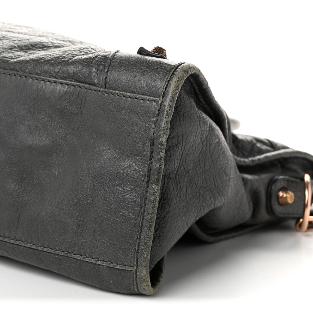 Agneau Giant 12 Rose Gold Hardware City Gris Tarmac