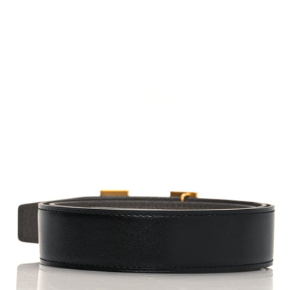 Hermes Box Togo Brushed H Belt 90 Black Etain 2 of 6