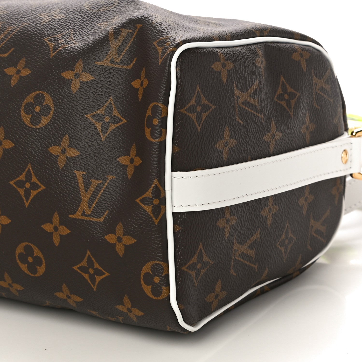 Louis Vuitton Monogram LV Match Speedy Bandouliere 25 White 6 of 9