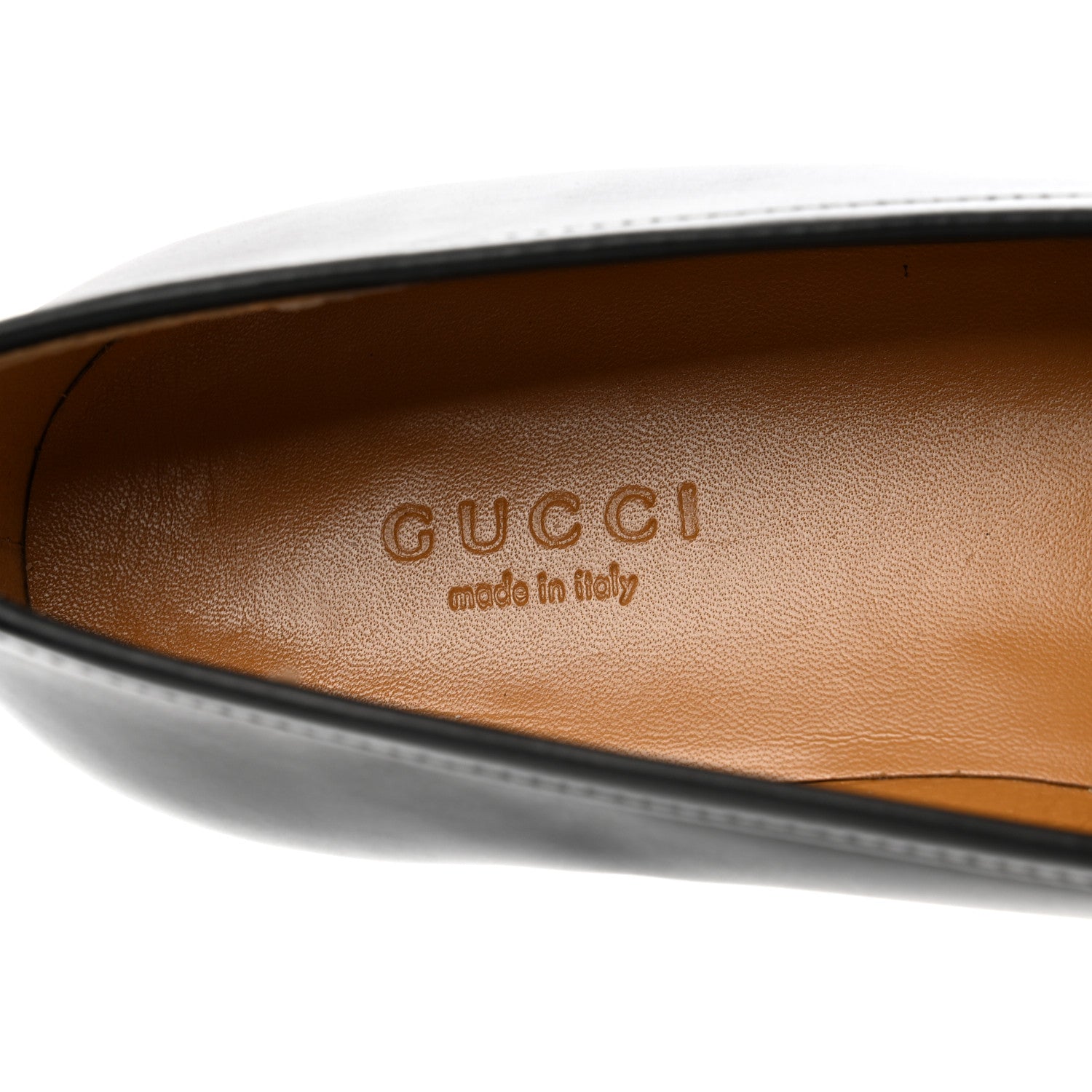 Gucci Calfskin Womens Jordaan Loafers 37 Black 7 of 8