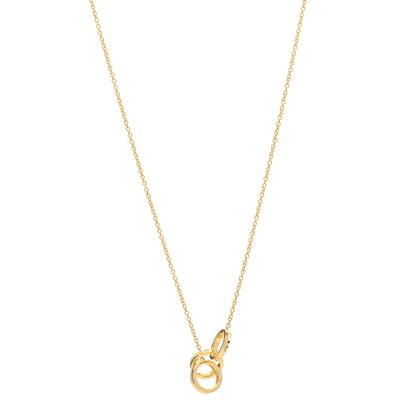 Tiffany 18K Yellow Gold 1837 Interlocking Circles Lariat Necklace 1 of 3