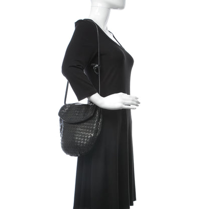 Bottega Veneta Nappa Intrecciato Crossbody Bag Black 2 of 12