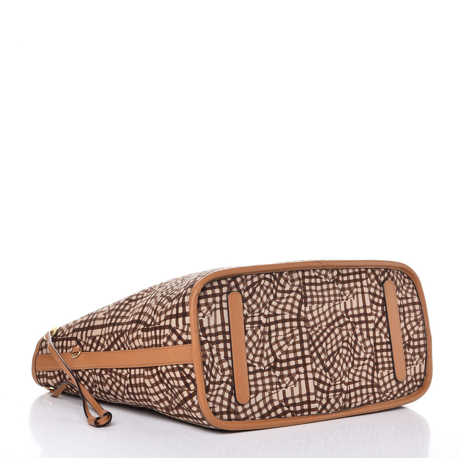 MCM Visetos Liz Reversible Shopper Tote Cognac 7 of 11
