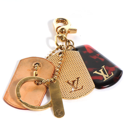 Louis Vuitton Monogramouflage Bag Charm Red 1 of 5