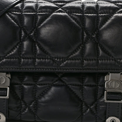 Christian Dior Calfskin Macrocannage Small Diorcamp Messenger Black 7 of 12
