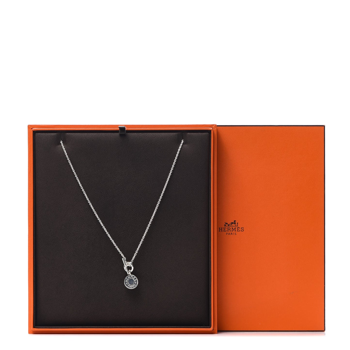 Sterling Silver Amulettes H Confettis Pendant Necklace