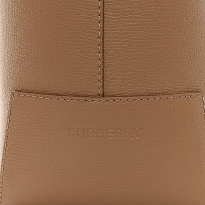 Burberry Calfskin TB Motif Embossed Medium Tote Camel 10 of 14