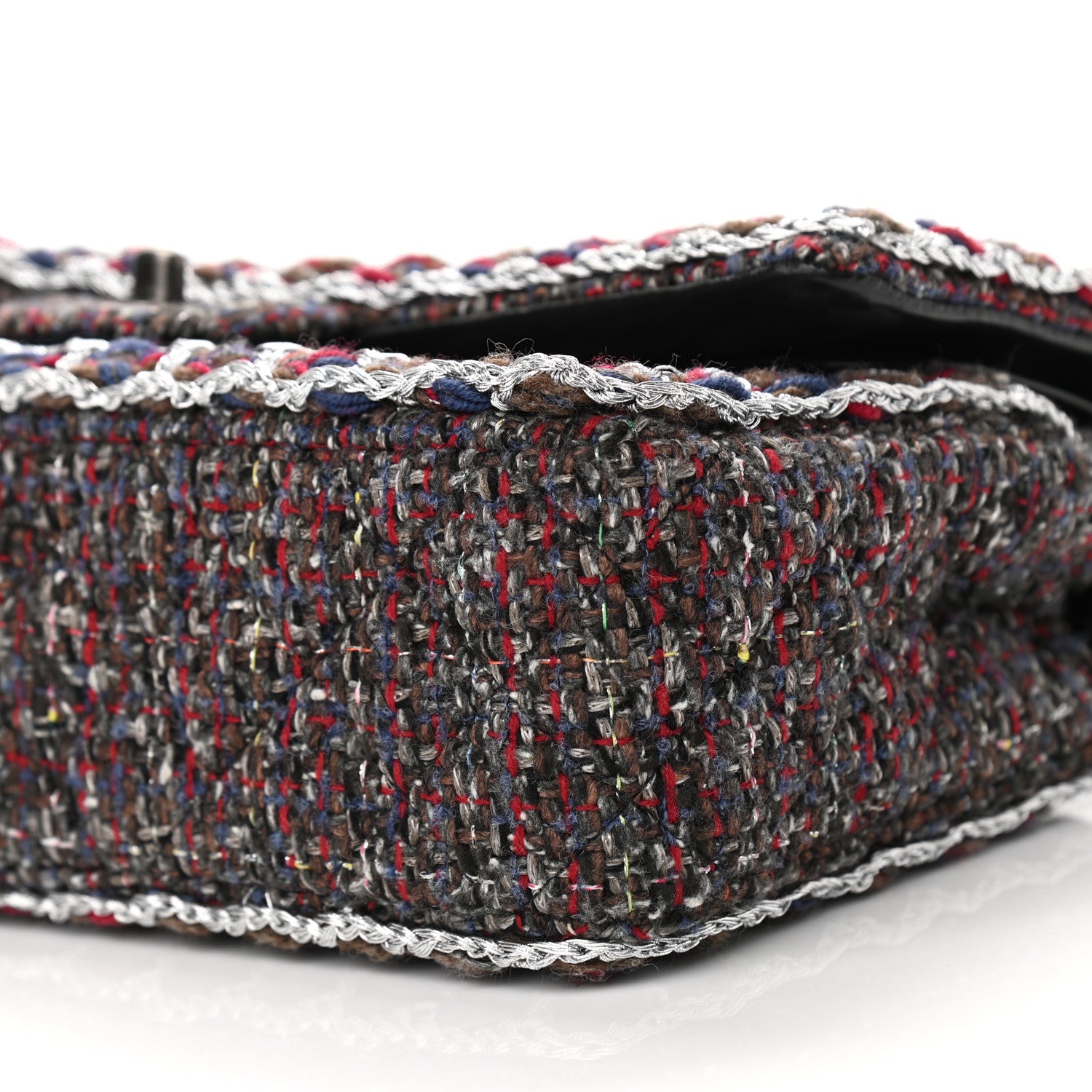 Chanel Tweed Quilted Medium Double Flap 9 of 15