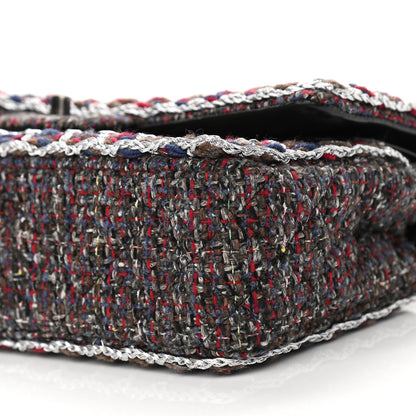 Chanel Tweed Quilted Medium Double Flap 9 of 15