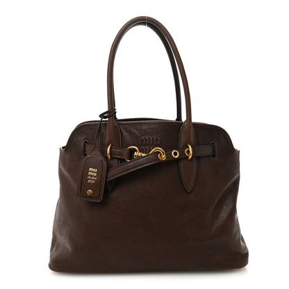 Miu Miu Nappa Medium Aventure Bag Radica 1 of 9