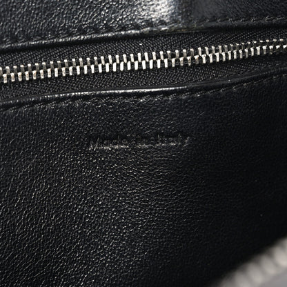 Celine Grained Calfskin Edge Shoulder Bag Black 7 of 10