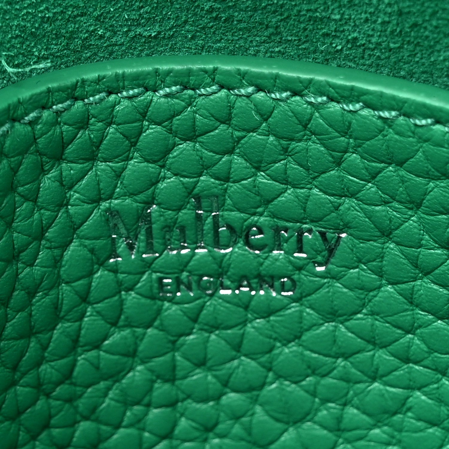 Mulberry Heavy Grain Mini Alexa Lawn Green 6 of 9