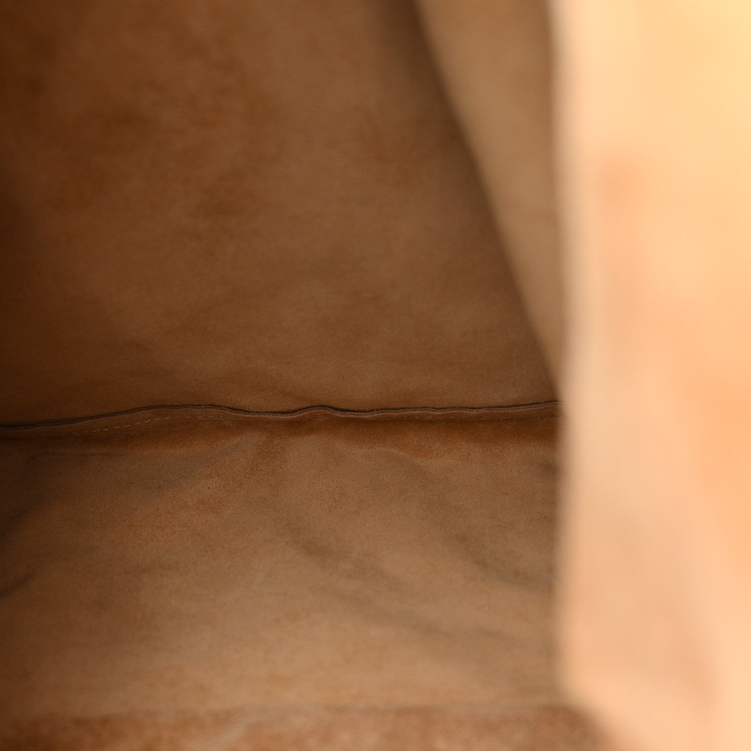 The Row Suede Bindle Bag Warm Beige 9 of 17
