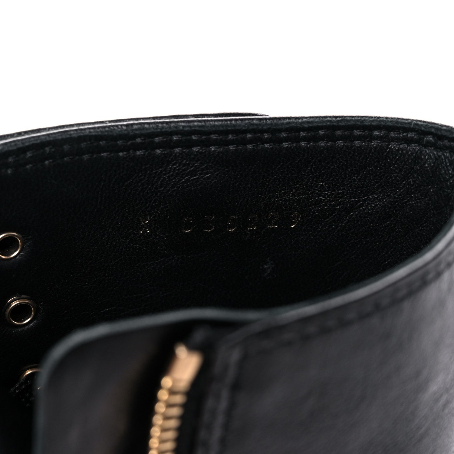 Chanel Calfskin Patent Cap Toe Boots 38.5 Black 8 of 14