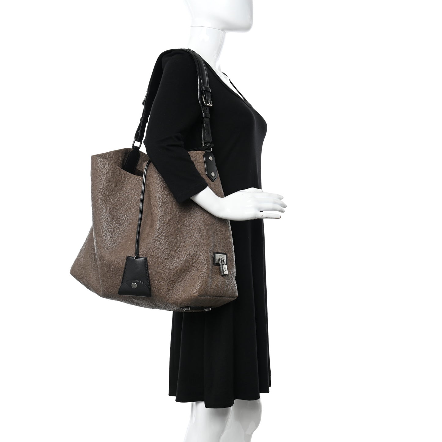Monogram Lambskin Antheia Hobo GM Fumee