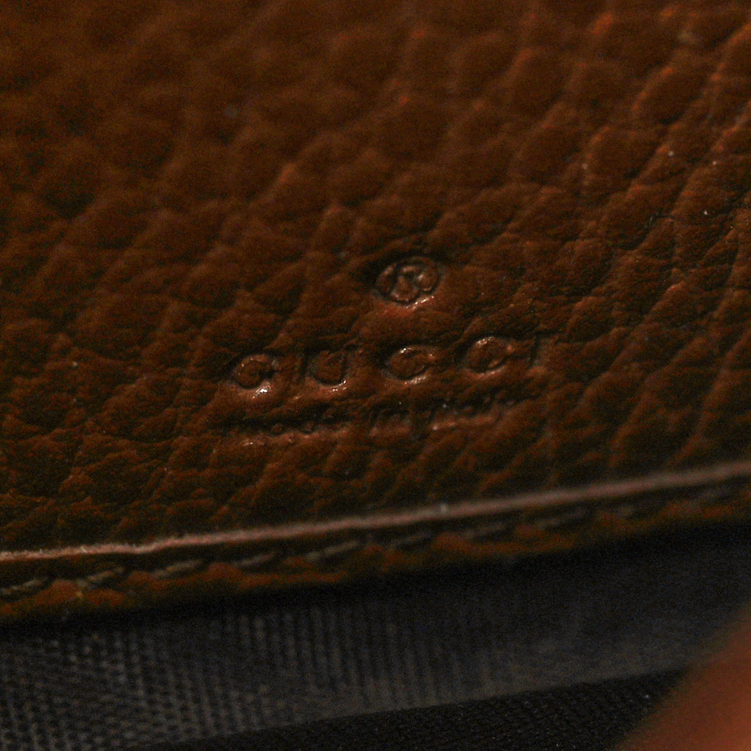 Gucci New Denim GG Monogram Jackie 1961 Chain Wallet Blue Tea Cuir 6 of 6