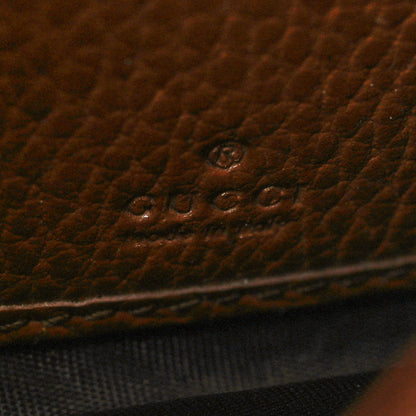Gucci New Denim GG Monogram Jackie 1961 Chain Wallet Blue Tea Cuir 6 of 6