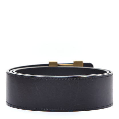 Louis Vuitton Calfskin 40mm LV Initiales Montaigne Belt 90 36 Black 2 of 6